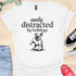 Easily distracted by bulldogs - V5 - Paw Sideways T-Shirt